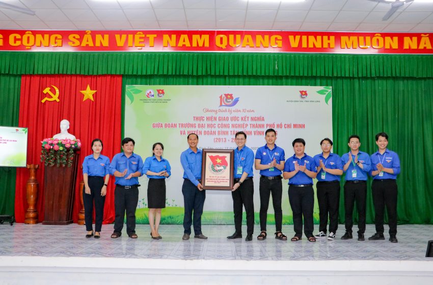  10 năm tuổi trẻ IUH chung tay xây dựng nông thôn mới tại huyện Bình Tân, tỉnh Vĩnh Long