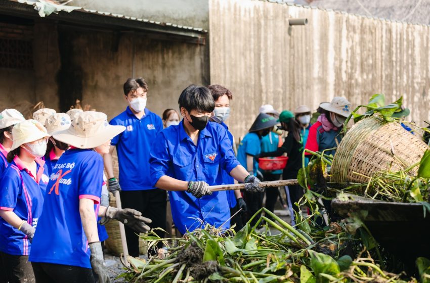 Tuổi trẻ IUH phối hợp cùng Quận Gò Vấp tham gia chương trình “Chủ nhật Xanh”