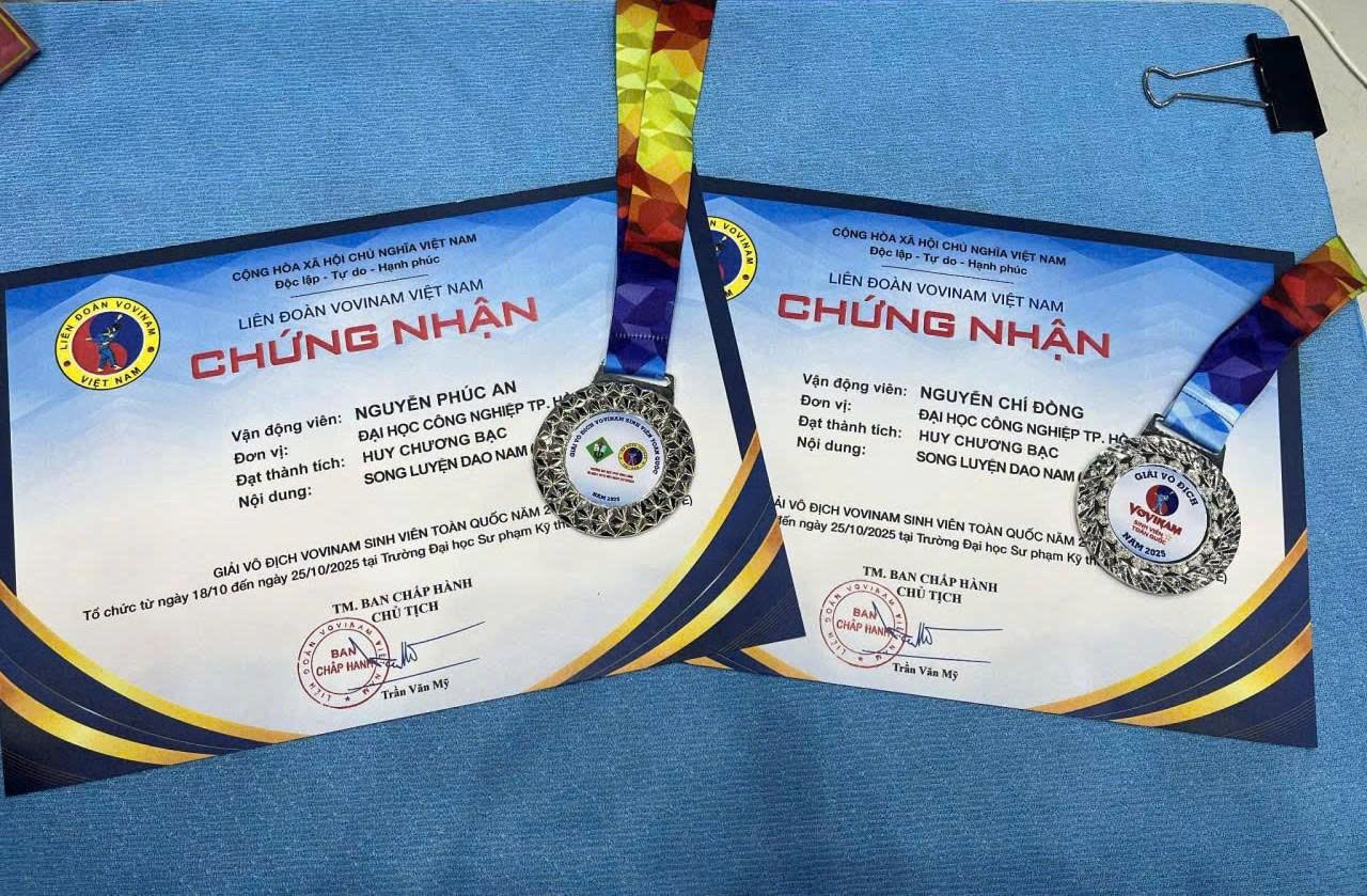 [VINH DANH THÀNH TÍCH – GIẢI VÔ ĐỊCH VOVINAM SINH VIÊN TOÀN QUỐC 2025]